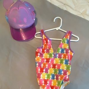 Disney Mickey gummy bear with with matching cap